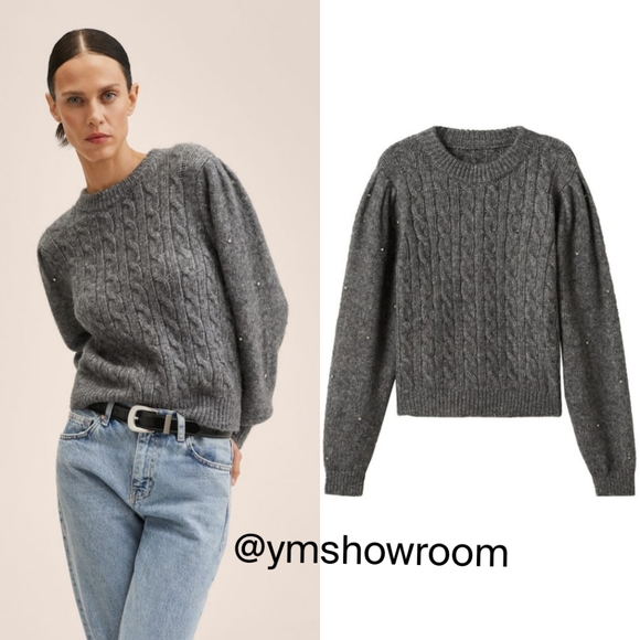 Mango Sweaters - MANGO Strass sweater